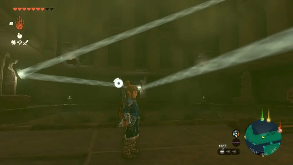 The Legend of Zelda Tears of the Kingdom Lightning Temple 7 Specchio