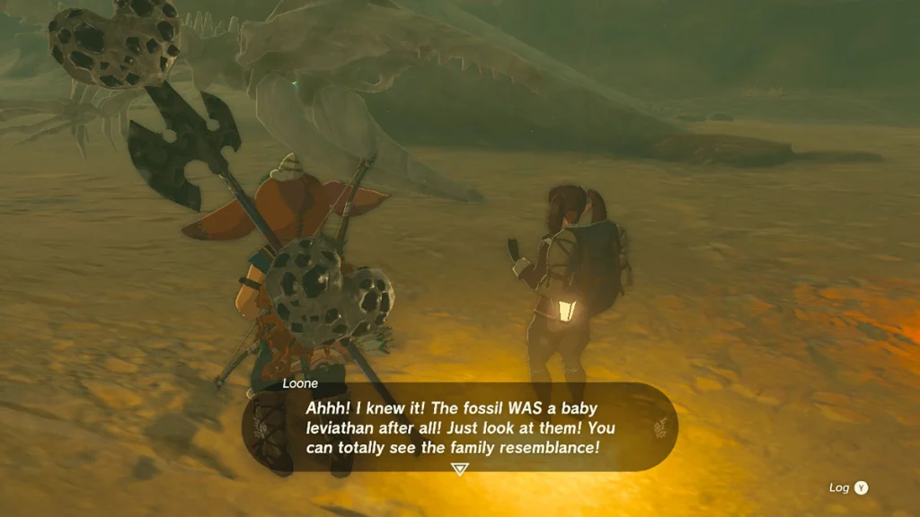 loone-che-guarda-il-bambino-leviatano-nella-leggenda-di-zelda-lacrime-del-regno