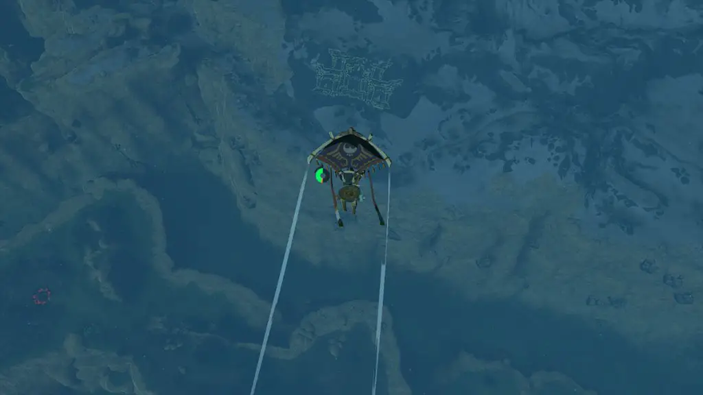 link-usando-il-parapendio-la-leggenda-di-zelda-lacrime-del-regno