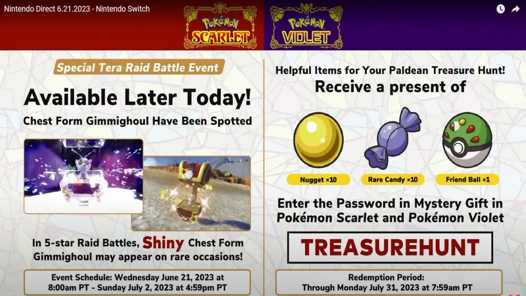 Annuncio Pokemon Nintendo Direct