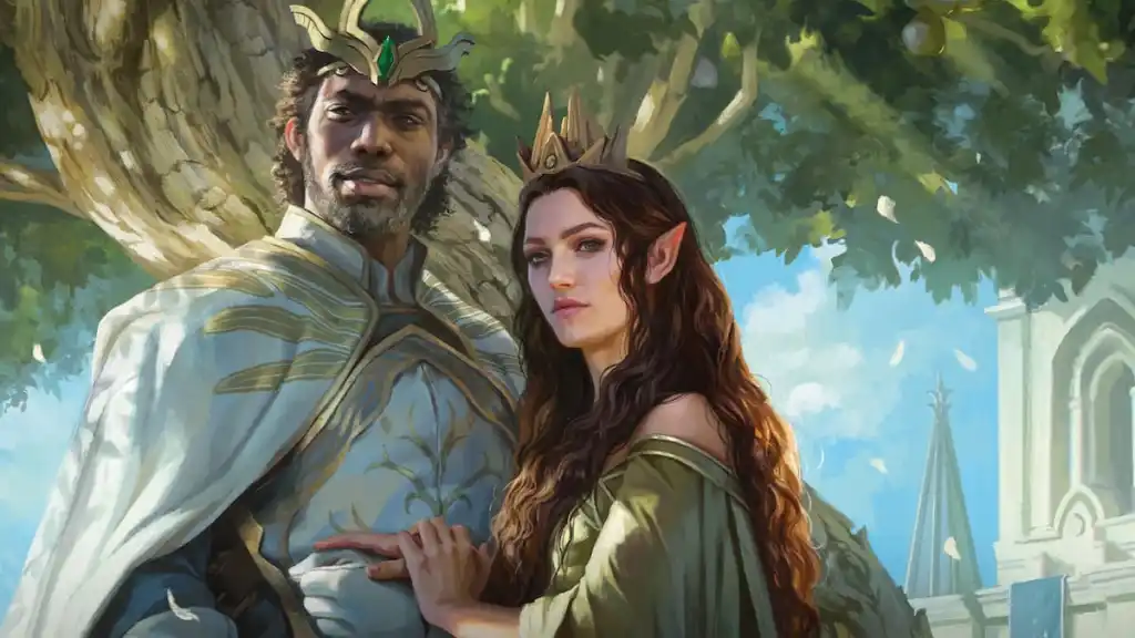 Aragorn e Arwen si sposano Il Signore degli Anelli Magic the Gathering
