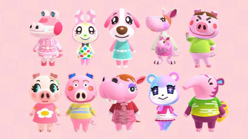 Bubblegum Pink Villagers
