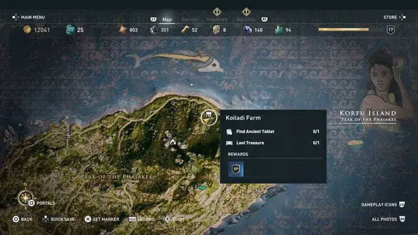 il-tablet-sul-tetto-della-fattoria-assassins-creed-odyssey