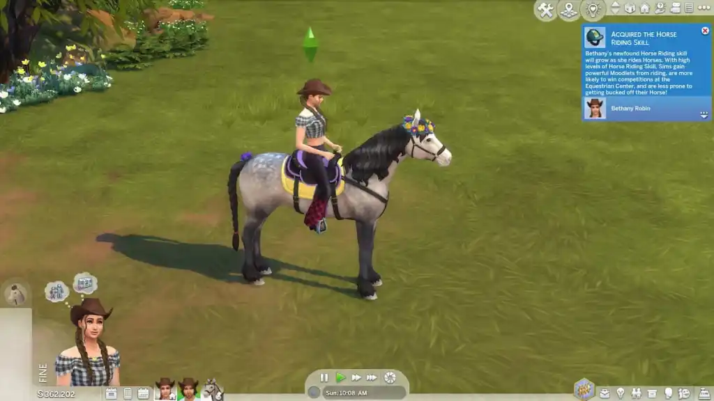 Pacchetto di espansione di The Sims 4 Cavalli