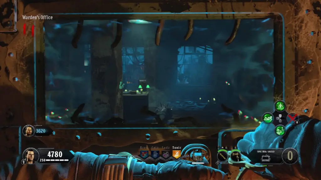 The Warden's Office is one of Blood of the Dead's central hubs.