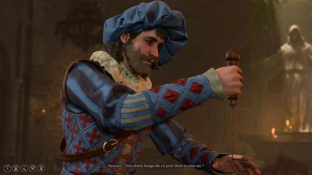 Volo Rimozione del parassita oculare Baldur's Gate 3