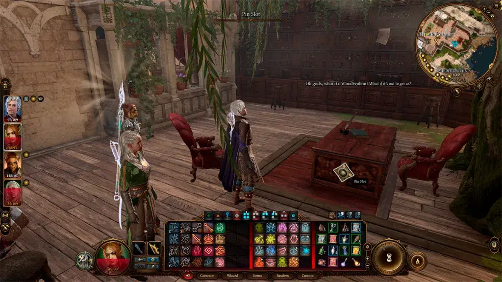 Pin Slot Puzzle di Jaheira in BG3