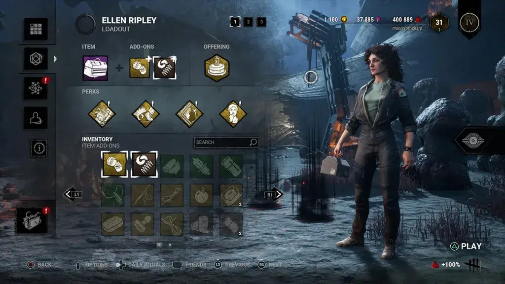 Ellen-Ripley-sopravvissuto-costruisci-oggetto-in-dead-by-daylight
