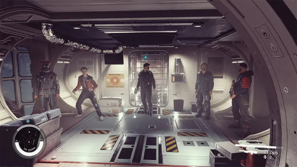 salire a bordo di una nave per uccidere un membro dell'equipaggio a Starfield