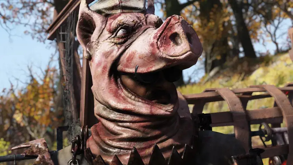 testa di maiale in Fallout 76
