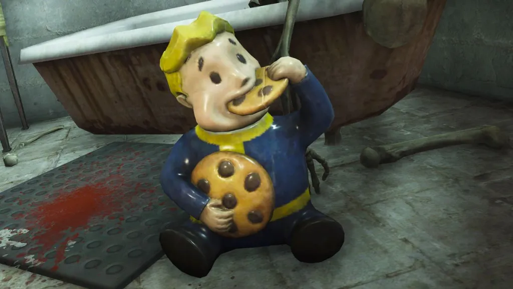 ragazzo del caveau che mangia biscotti fallout 76