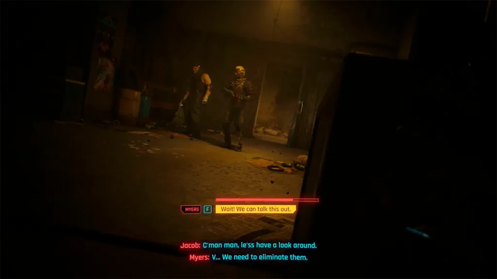 Dovresti uccidere Jacob e Taylor Cyberpunk Phantom Liberty