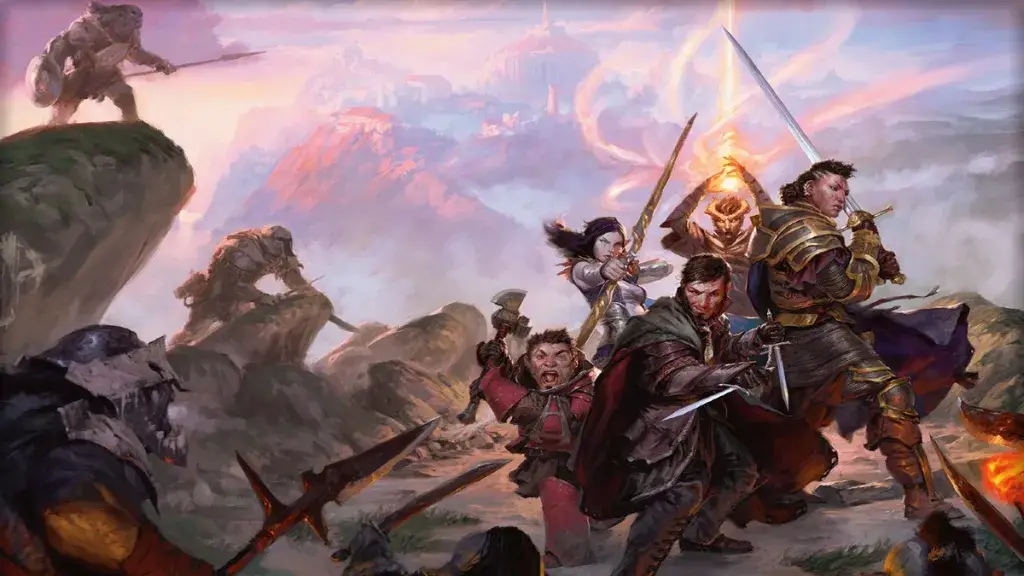 Immagine di una festa in Dungeons & Dragons