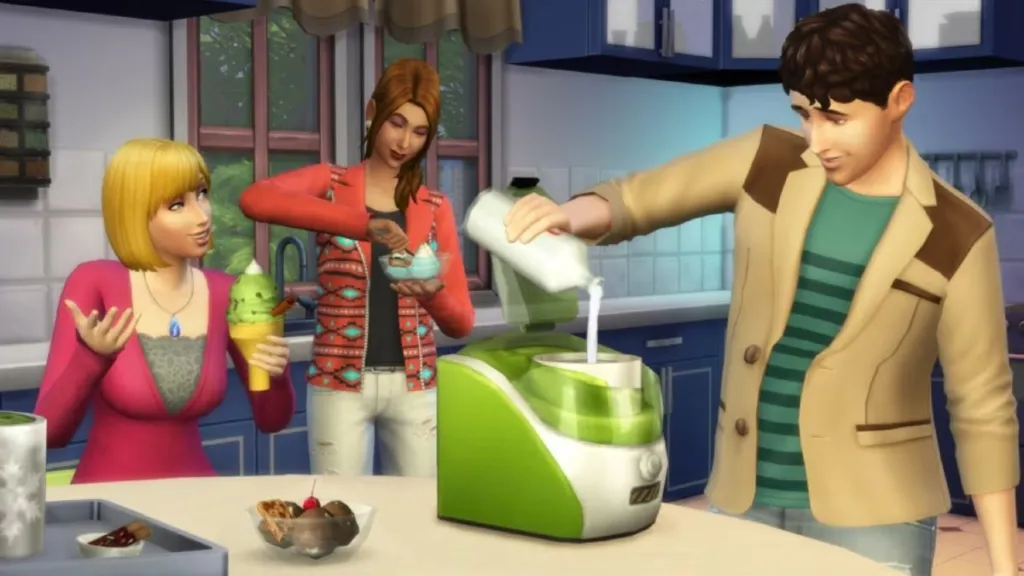 La macchina per il gelato di The Sims 4