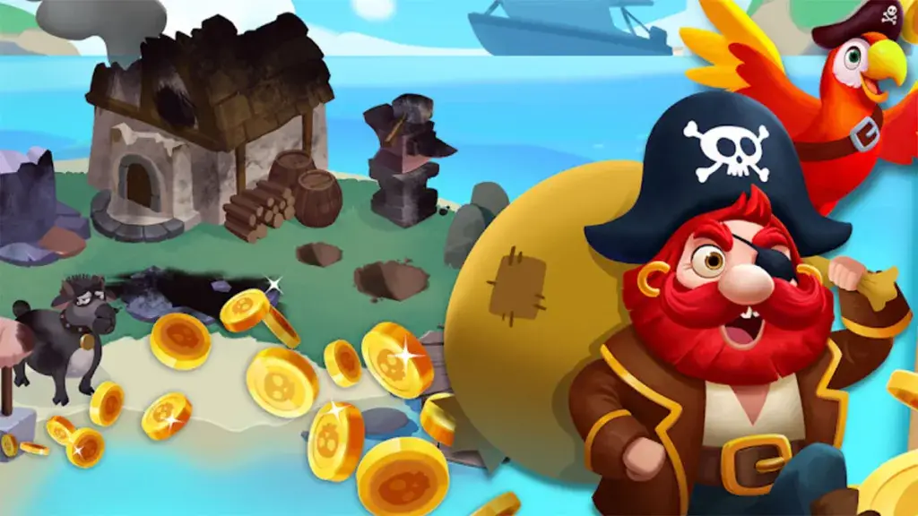screenshot del giro della moneta del maestro dei pirati