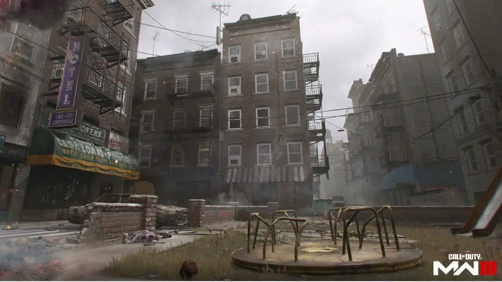 Skidrow ha portato il combattimento in un'area del centro ricca di angoli acuti e strettoie.