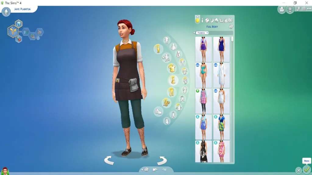 Cambio outfit di Sims 4 completato