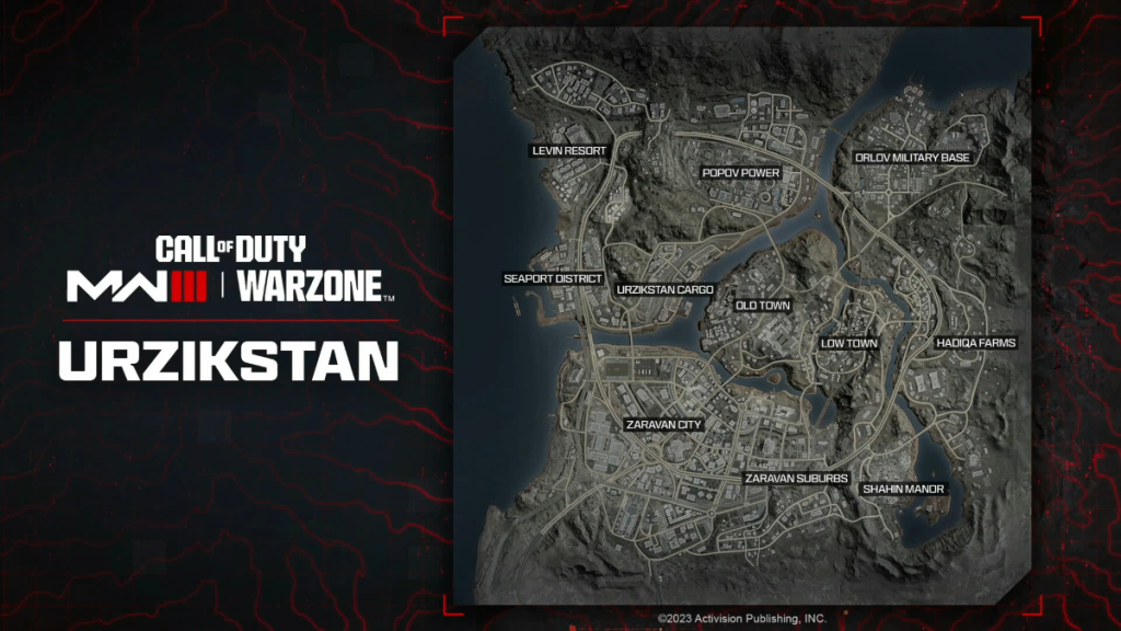 L'Urzikstan è un'esperienza completamente nuova in Warzone e verrà lanciata con l'era del gioco Modern Warfare 3. 
