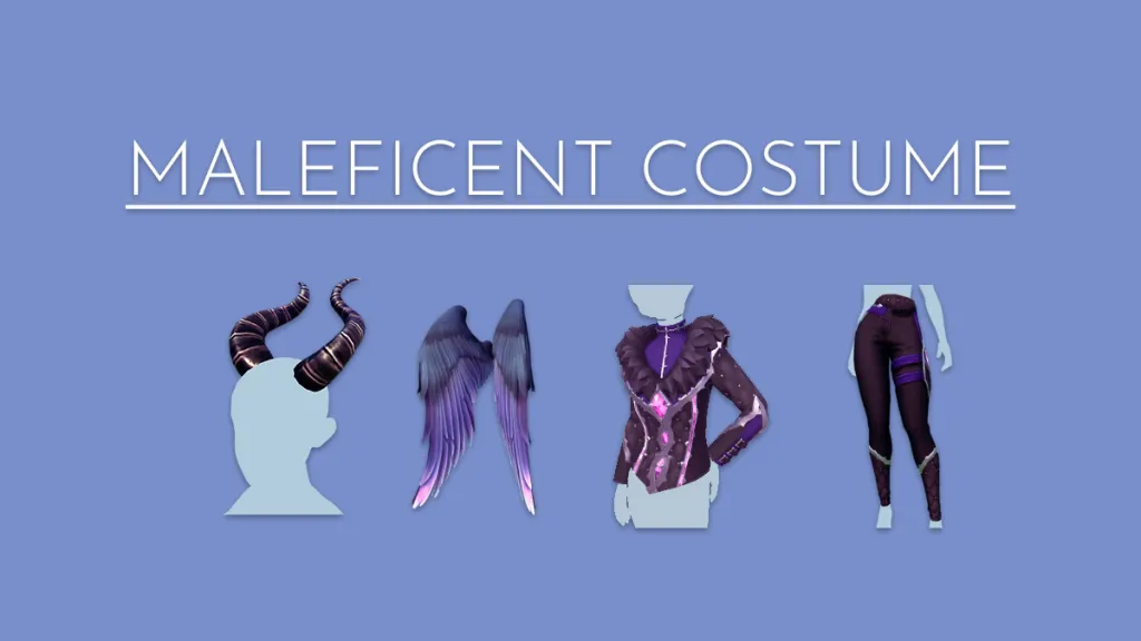 costume di Halloween malefico DDV
