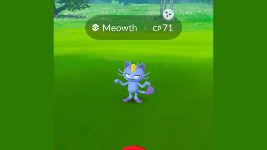 Loan Meowth in Pokemon Go