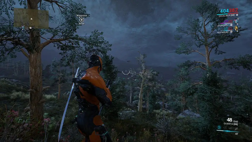 nave sulla terra in Warframe