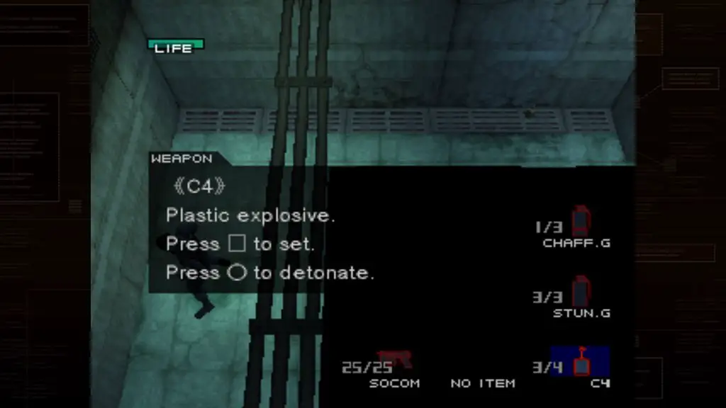 come usare-c4-in-metal-gear-solid-master-collection-vol-1