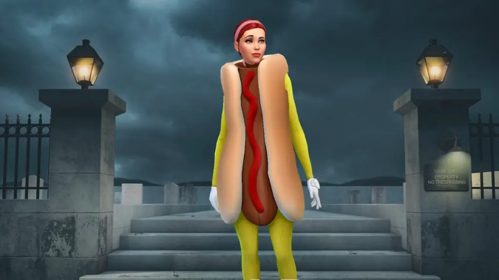 Costume da Hot Dog di Sims 4