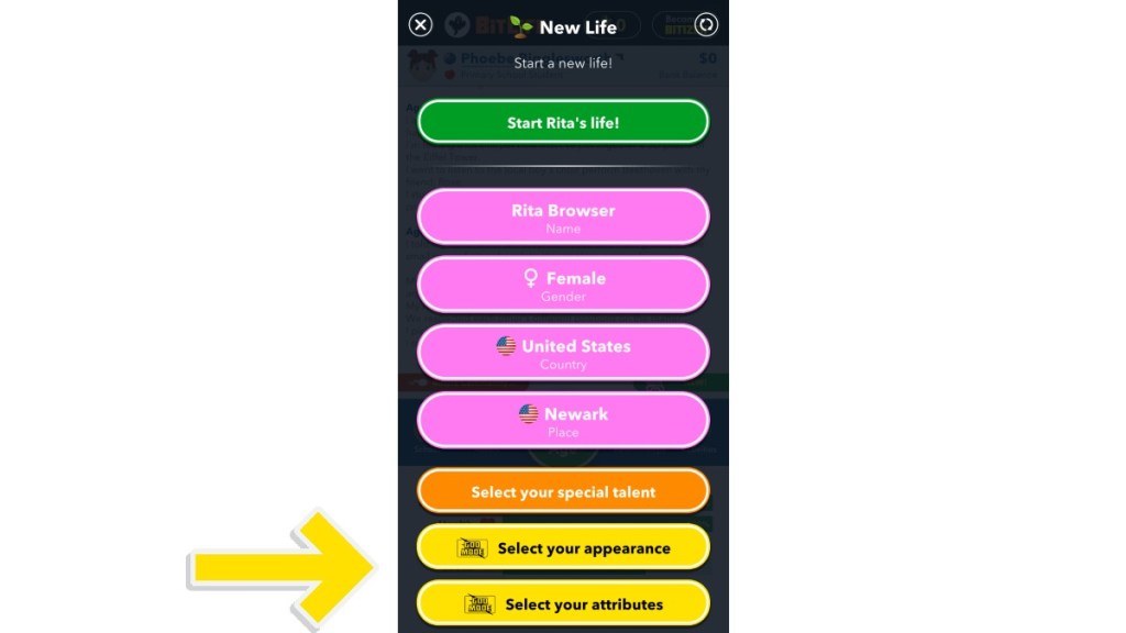 Nuova vita BitLife