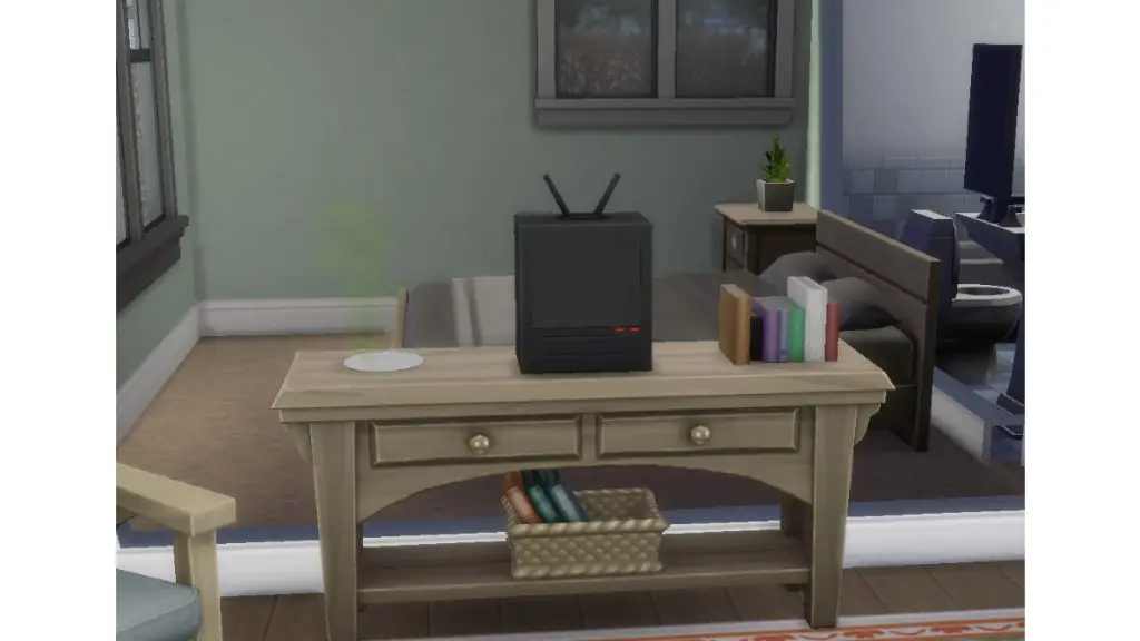 Piatto sporco di TV Sims 4