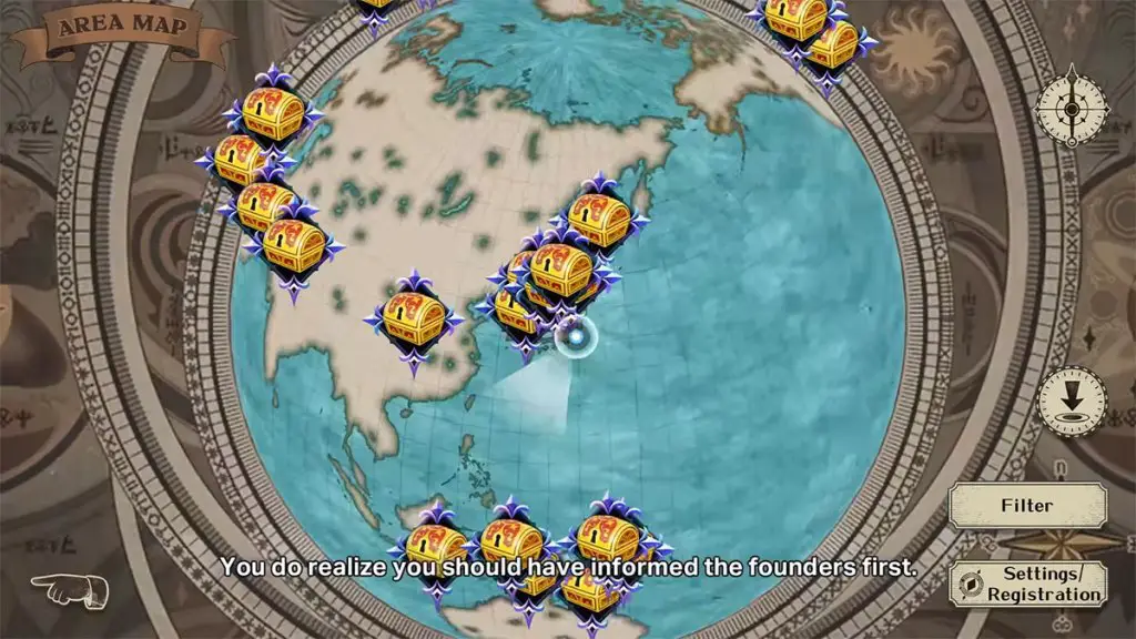 Mappa del collegamento mancante di Kingdom Hearts