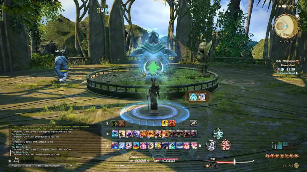 Statua-della-tartaruga-rituale-in-Final-Fantasy-XIV-Aloalo-Island