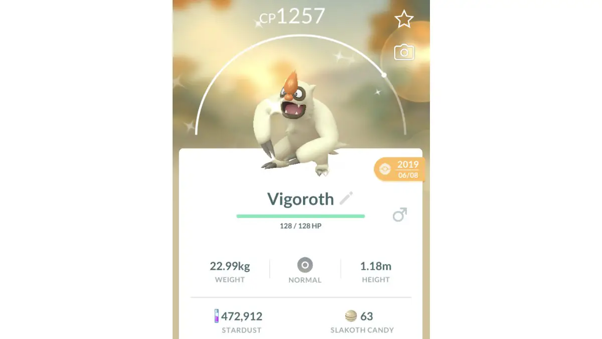 Vigoroth Splendente