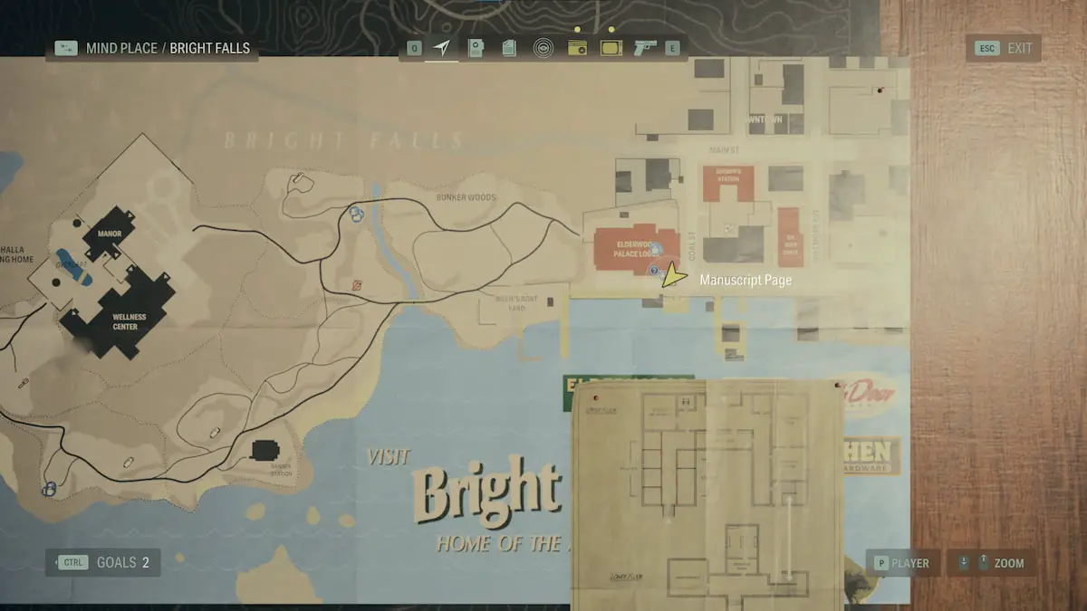 Posizione-della-pagina-manoscritta-16-a-Bright-Falls-in-Alan-Wake-2