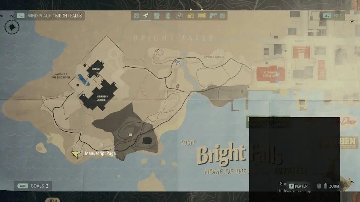 Posizione-della-pagina-manoscritta-13-a-Bright-Falls-in-Alan-Wake-2
