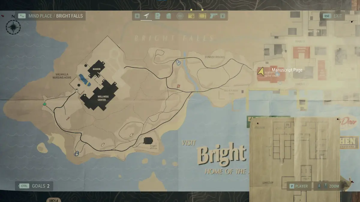 Posizione-della-pagina-manoscritta-20-a-Bright-Falls-in-Alan-Wake-2