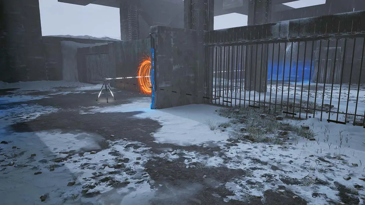 Ricevitore blu con connettore per problemi a due corpi Talos Principle 2
