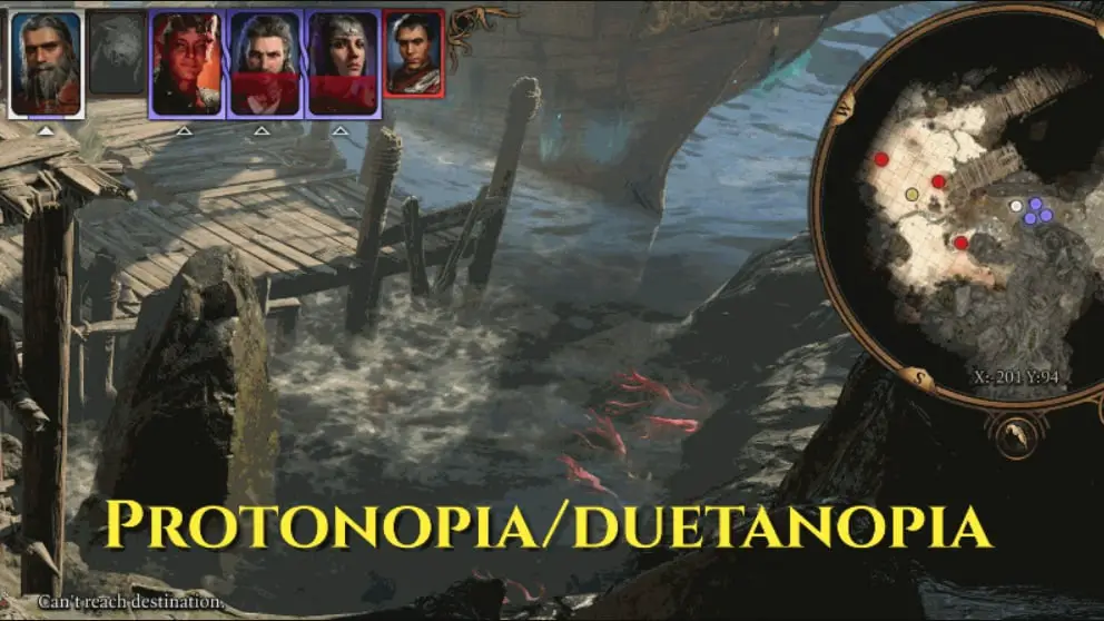 Modalità daltonico BG3