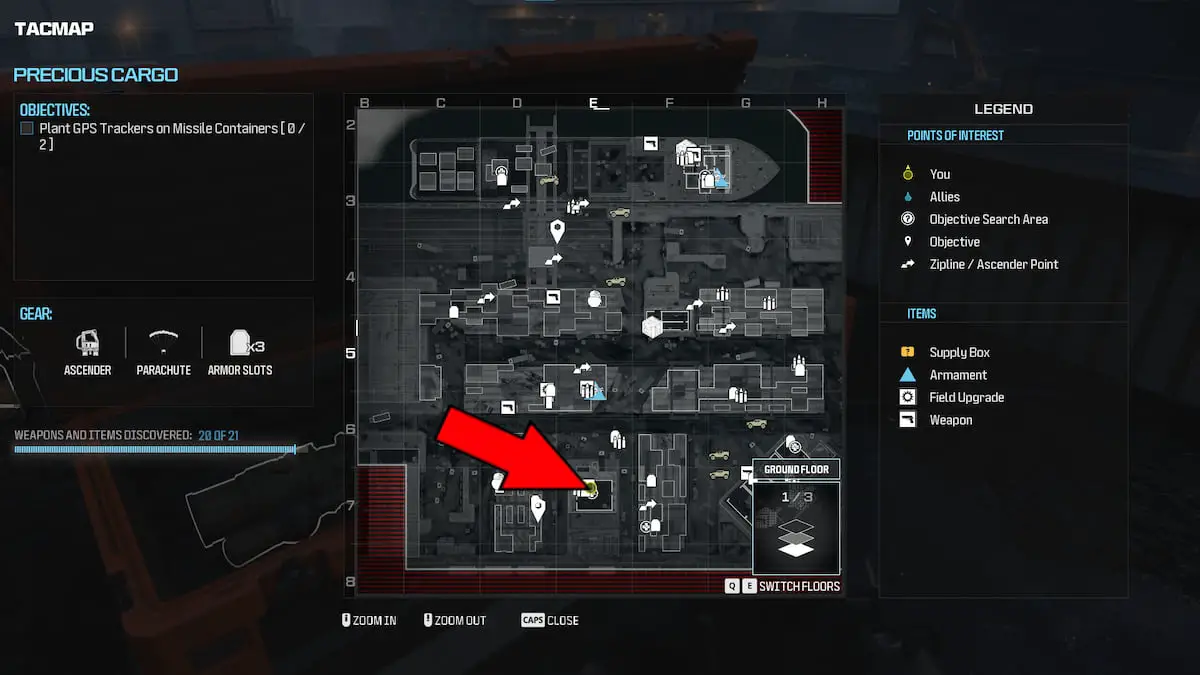 Posizione PILA in Modern Warfare 3