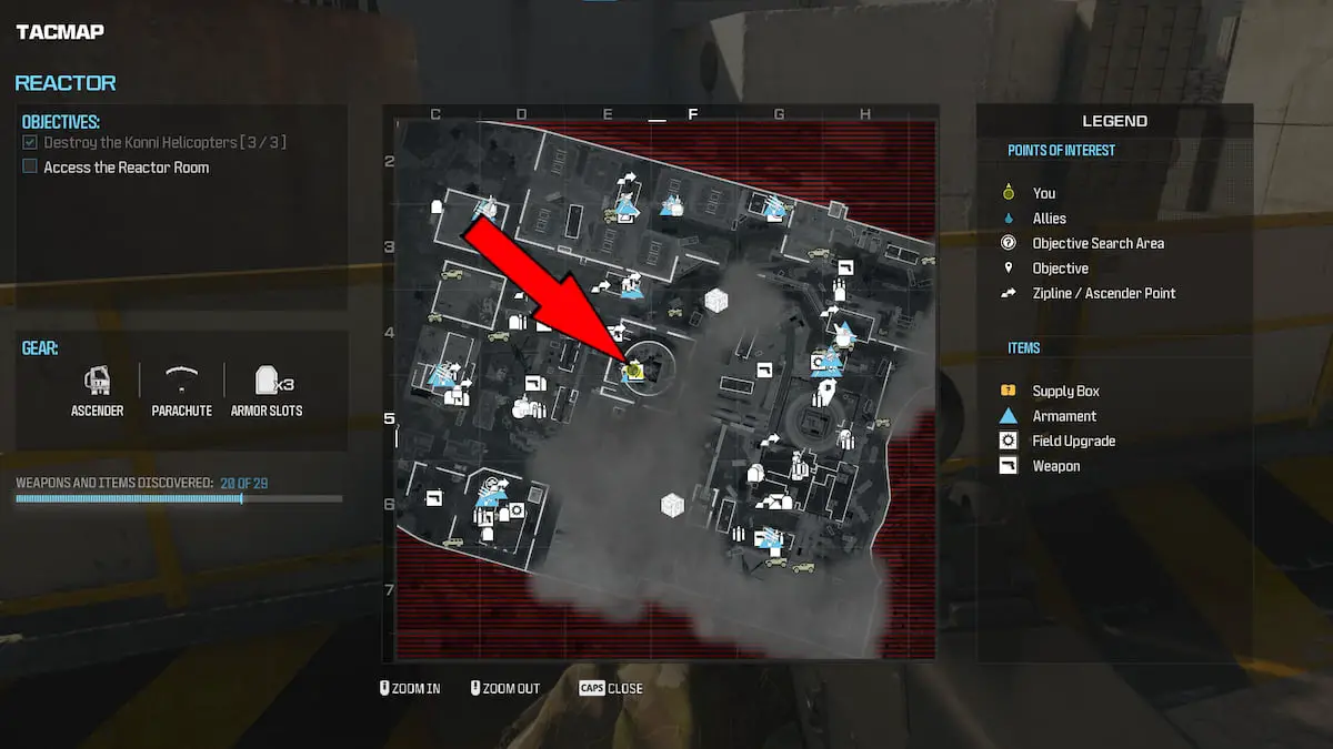Posizione del sensore del battito cardiaco in Modern Warfare 3