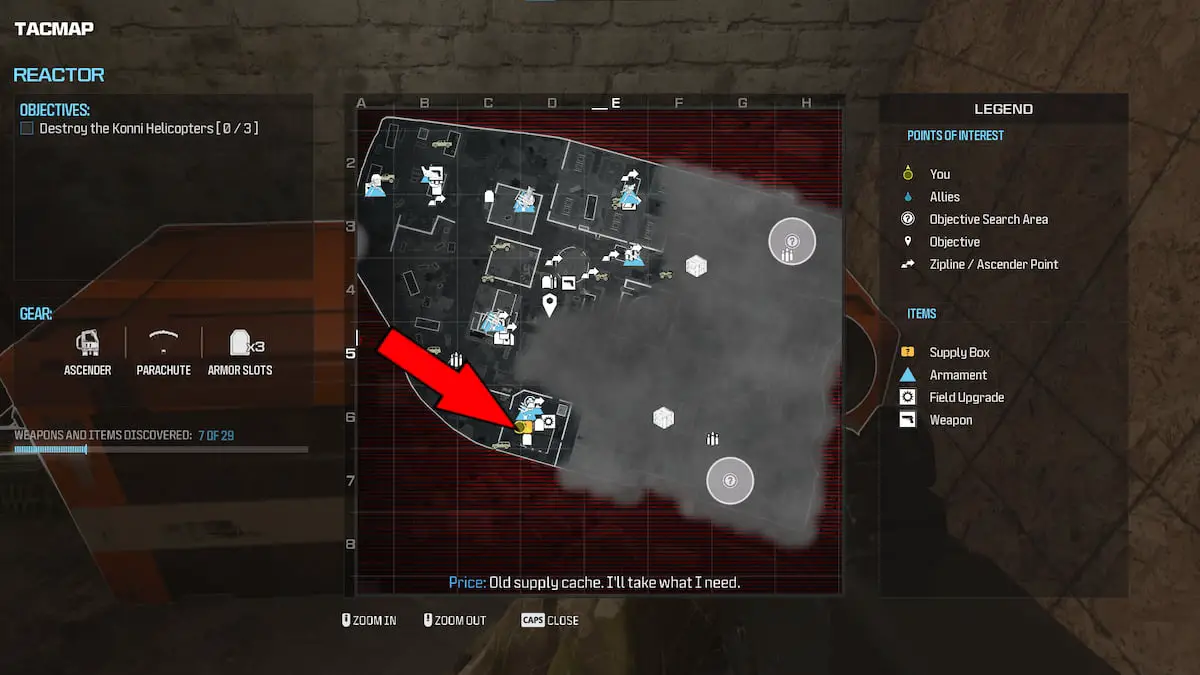 Posizione della minigun in Modern Warfare 3