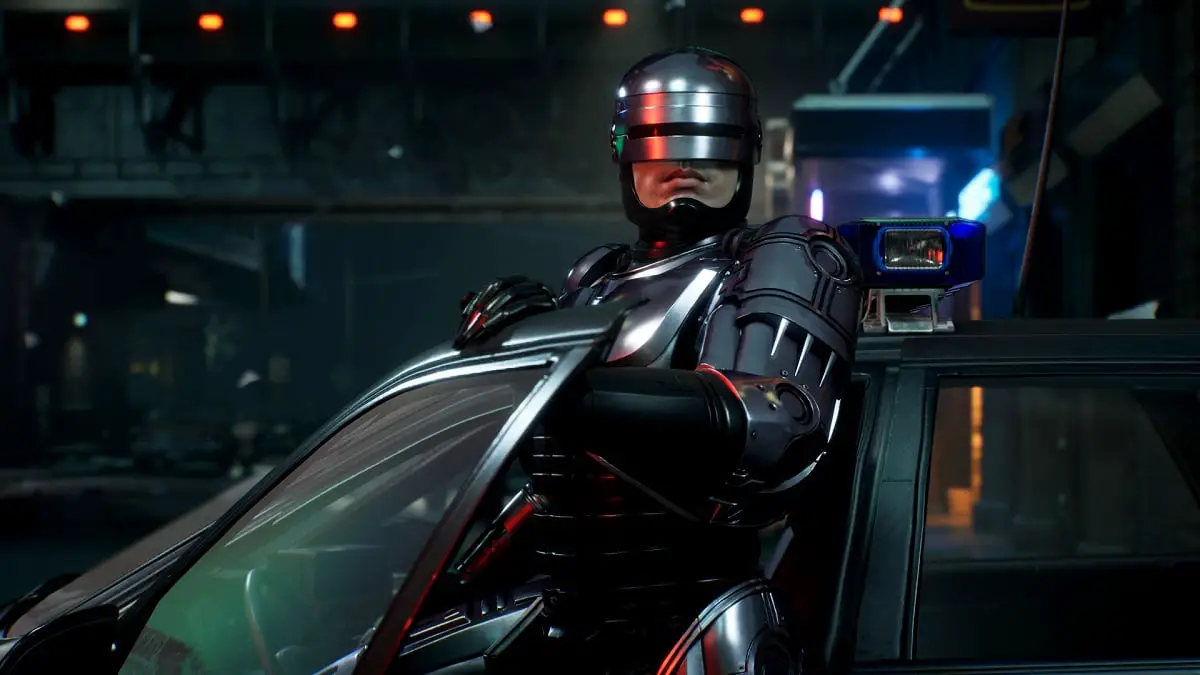 Modello del personaggio di RoboCop Rogue City
