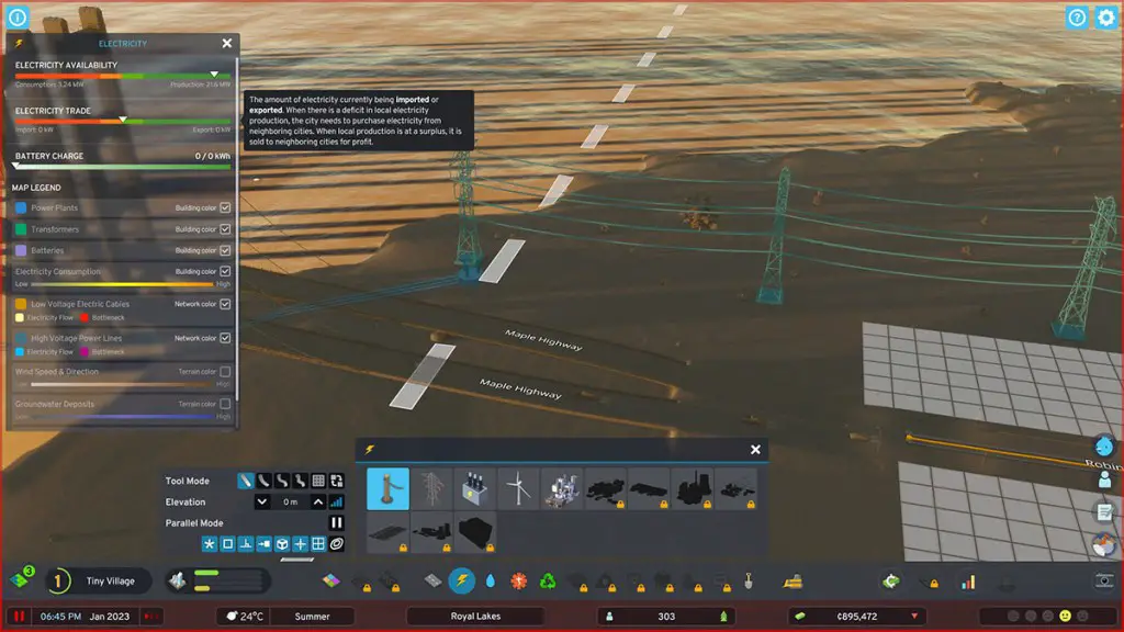 Cities Skylines 2 Esporta potenza