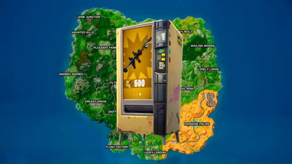 Tutte le posizioni dei distributori automatici nella stagione OG di Fortnite All Vending Machine Locations In Fortnite OG Season