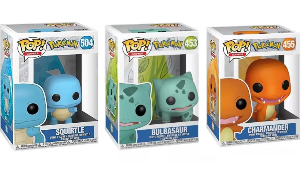 Pokemon Starter Funko Pops