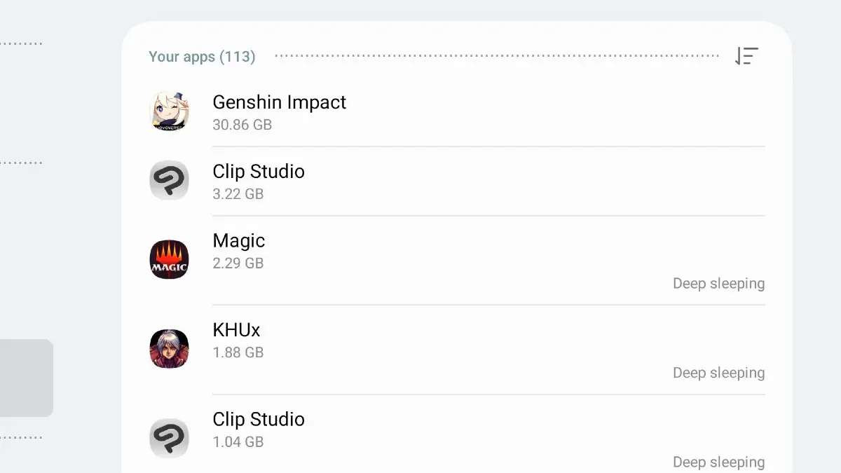Archiviazione Android Genshin Impact