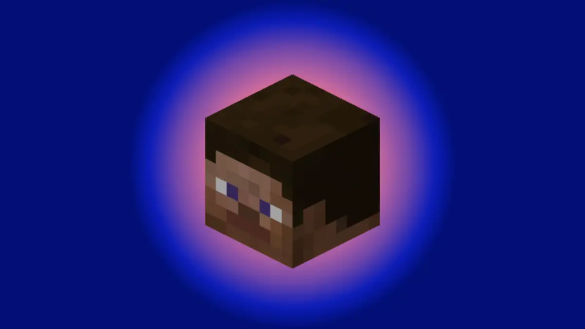 Esempio di testa personalizzata di Minecraft