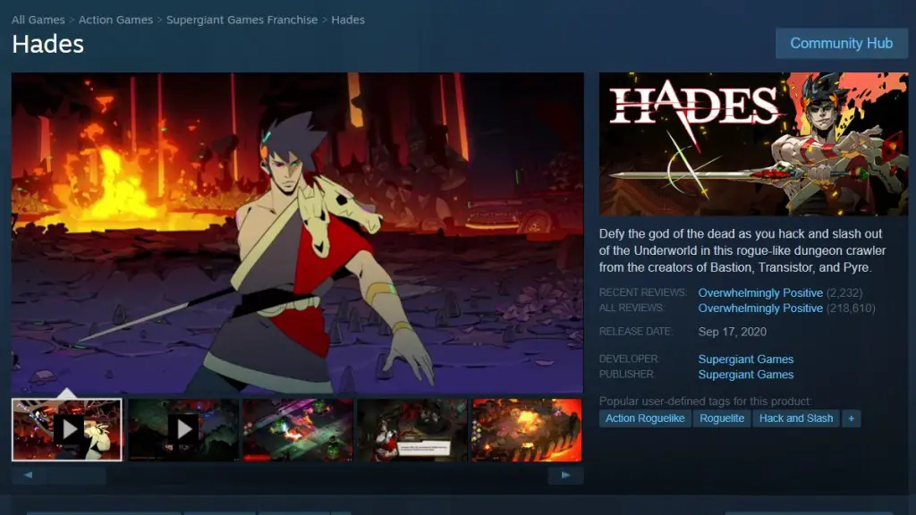 Videogioco dell'Ade