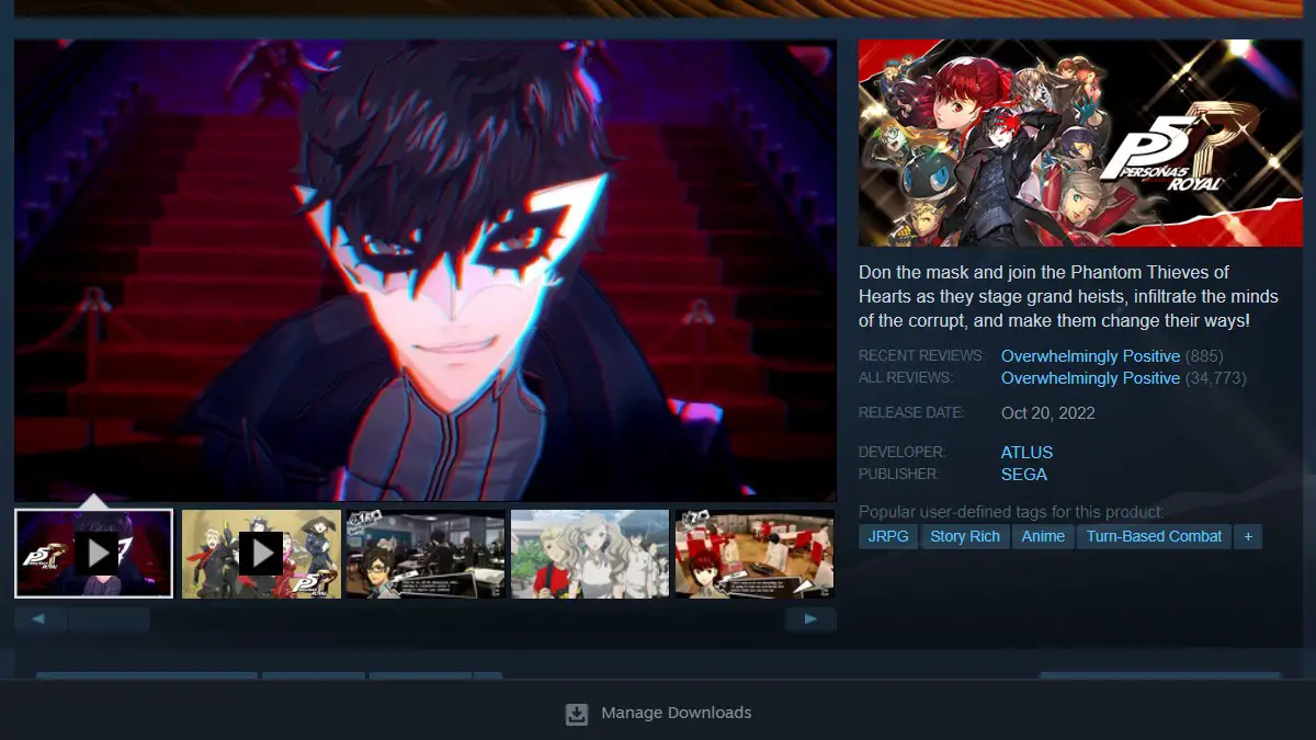 Persona 5 reale