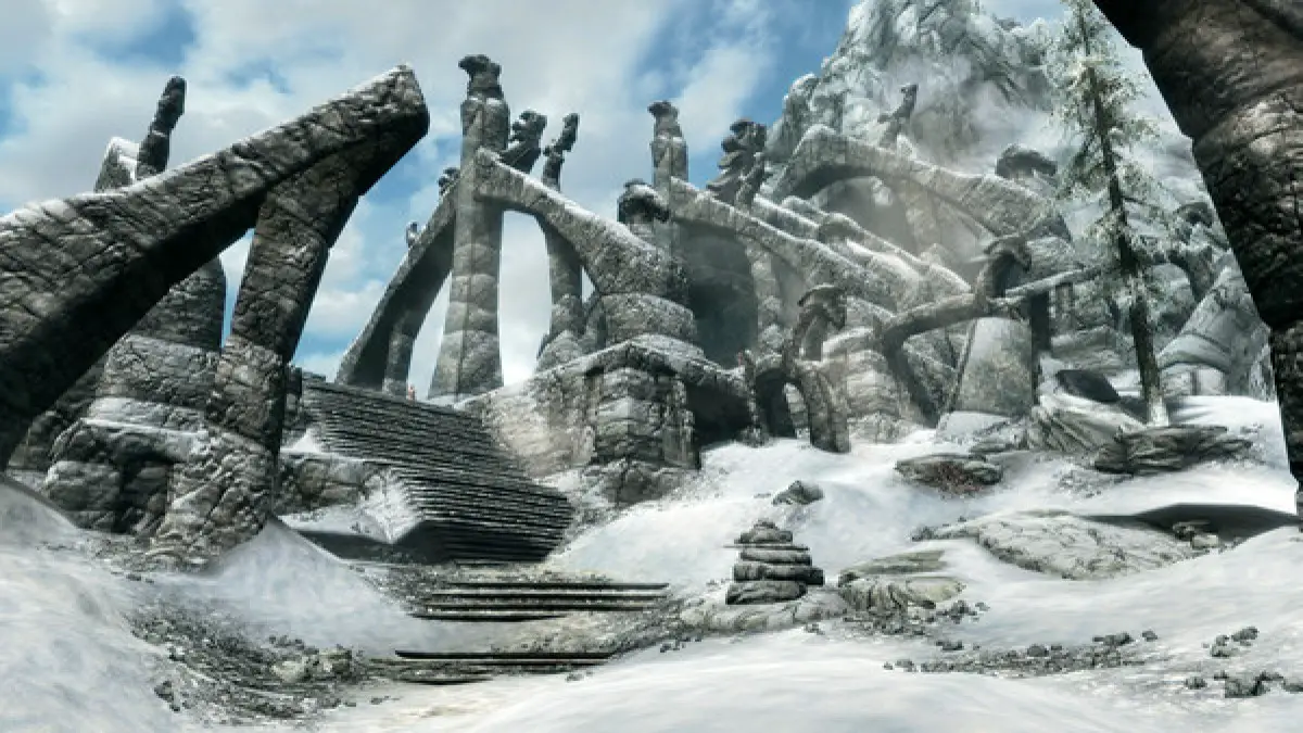 Skyrim Paesaggio invernale