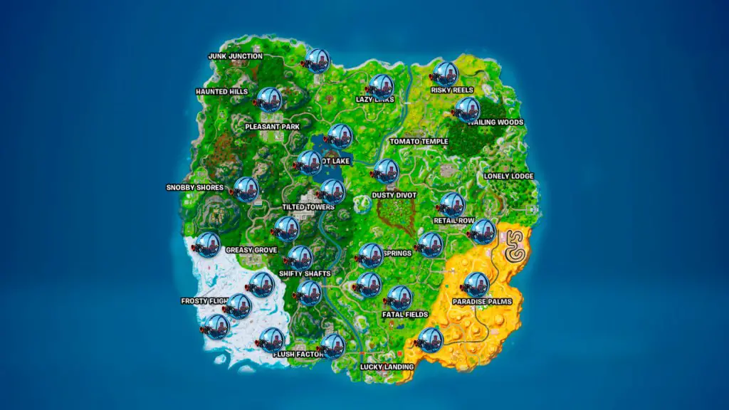 Posizione del ballerino Fortnite
